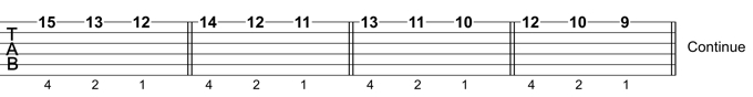 Guitar Scale Technique: Exercise 3