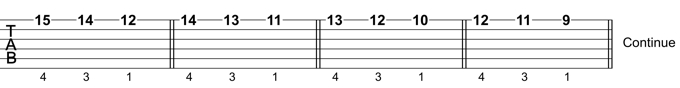 Guitar Scale Technique: Exercise 4