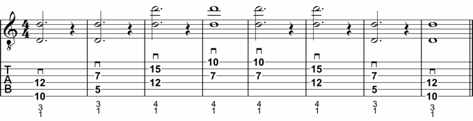 Octave Memorisation Exercise 1