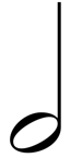 Half Note Symbol 1