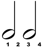 Half Note Basic Timing Exercise