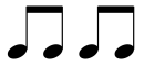 Eighth Notes: Beamed In Groups Of Two